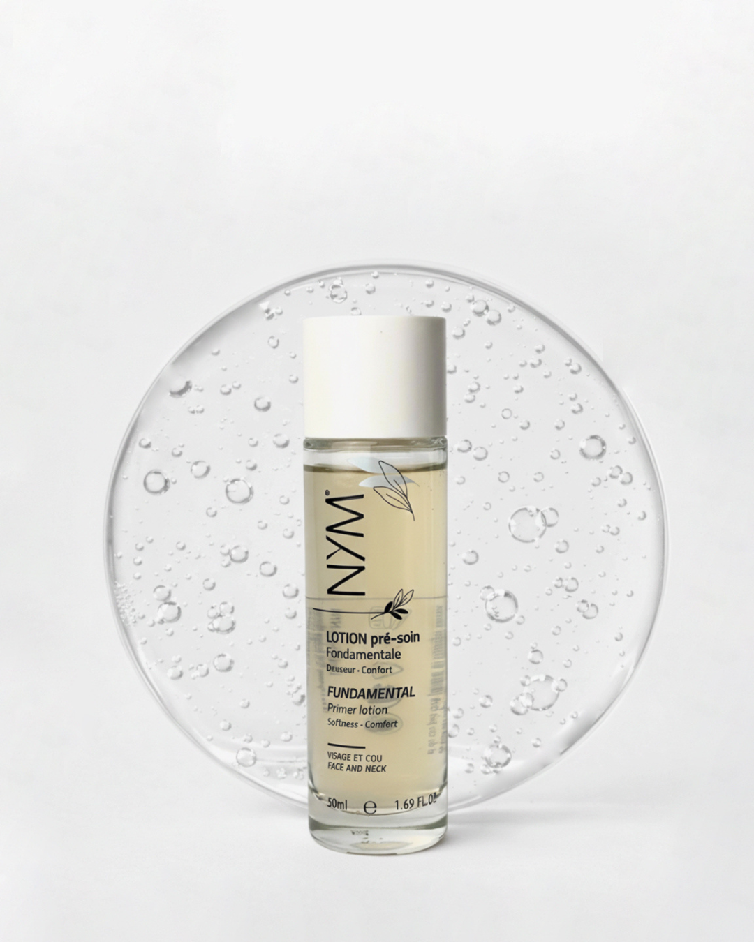 Lotion pré-soin NYM, un formule naturelle