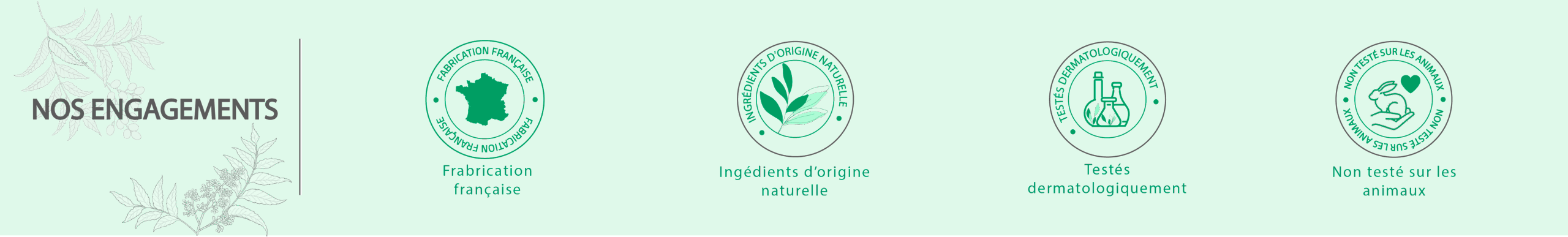 Nos engagement - Laboratoires NYM