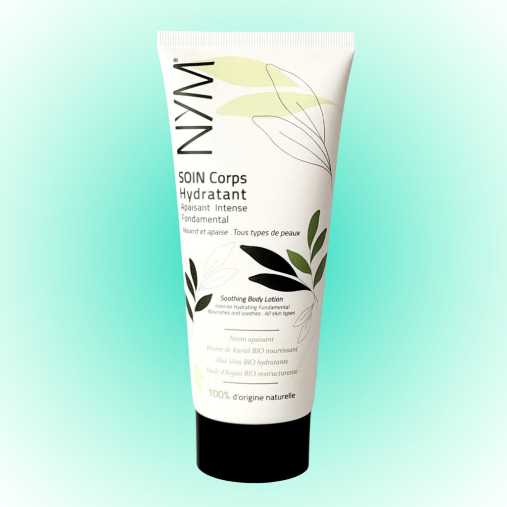 Soin corps hydratant au neem, apaisant et hydratant