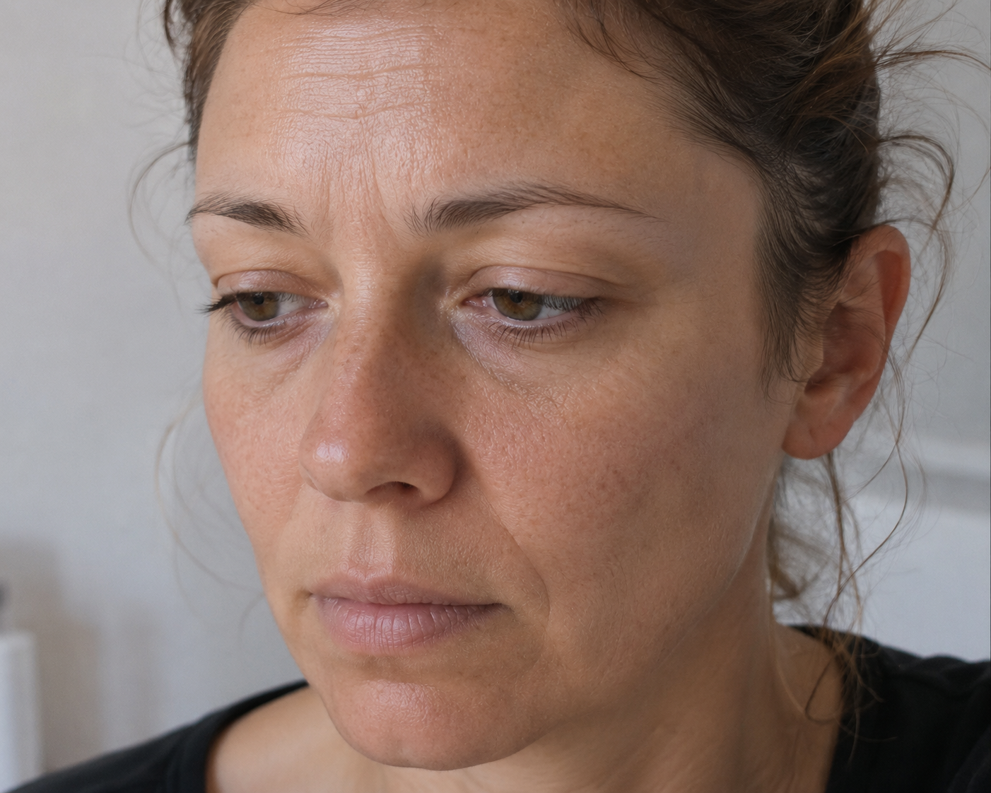 Peau stressée